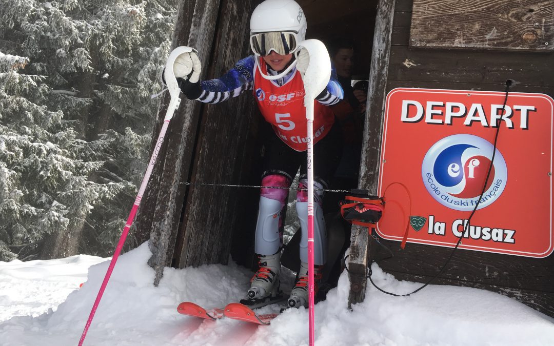 Test blanc de ski alpin