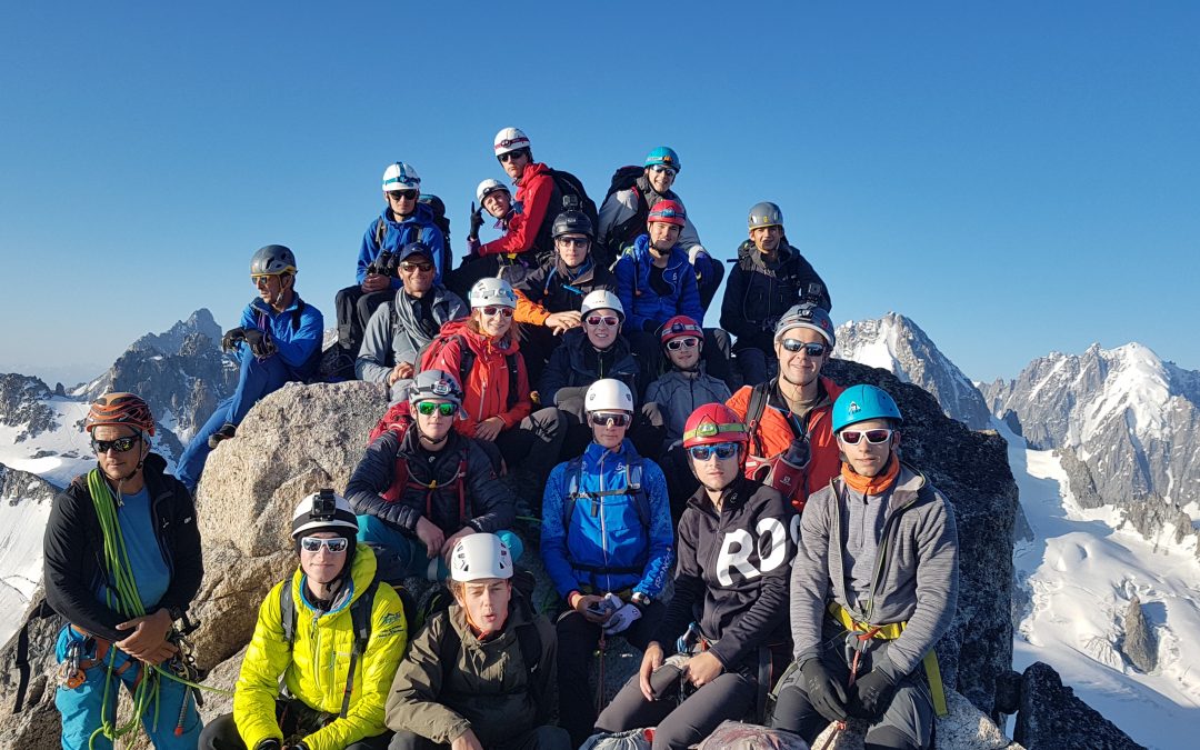 Dernière sortie de l’année scolaire dans le massif du Mont Blanc pour les Bac STAV 1/3