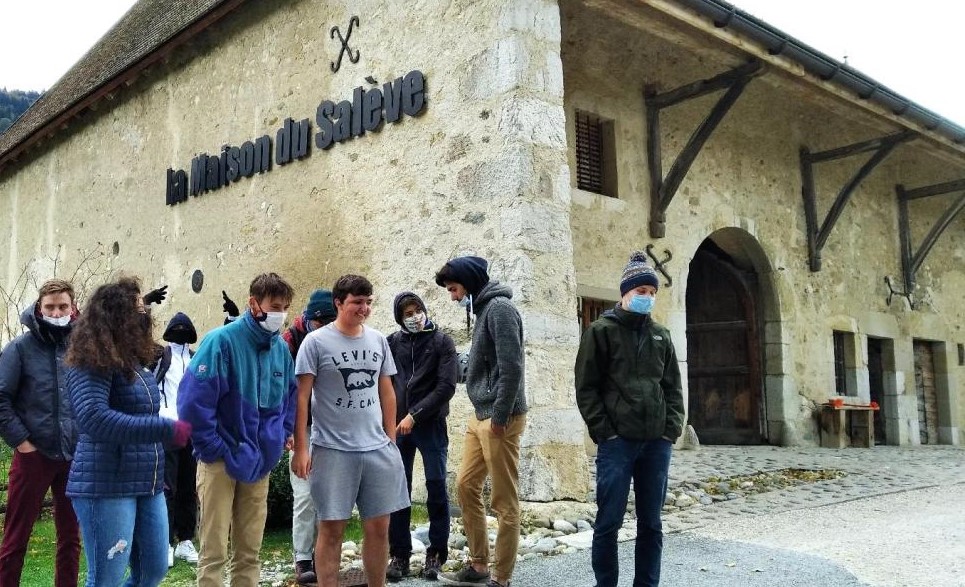 Les étudiants de BTS GPN à la Maison du Salève