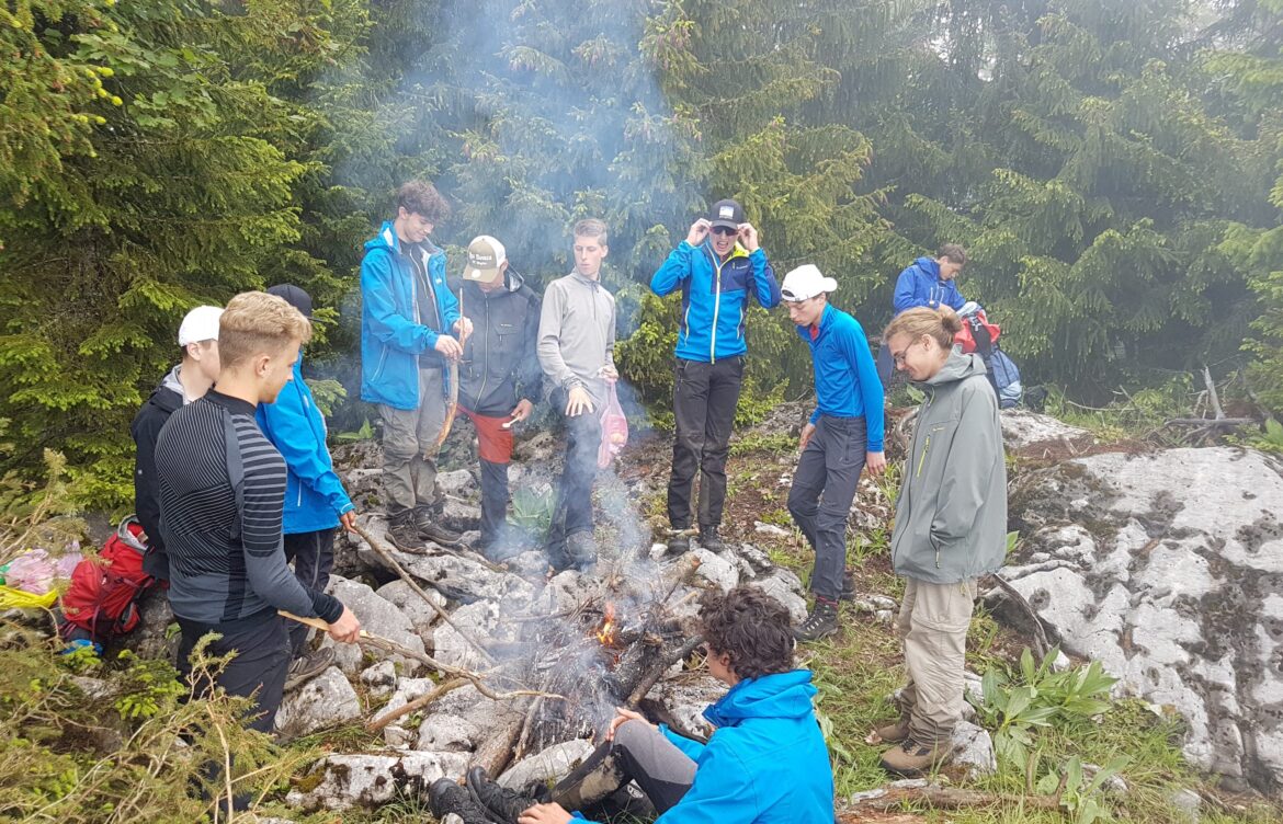 Bivouac au refuge de Larrieux pour les élèves de 2de Pro NJPF
