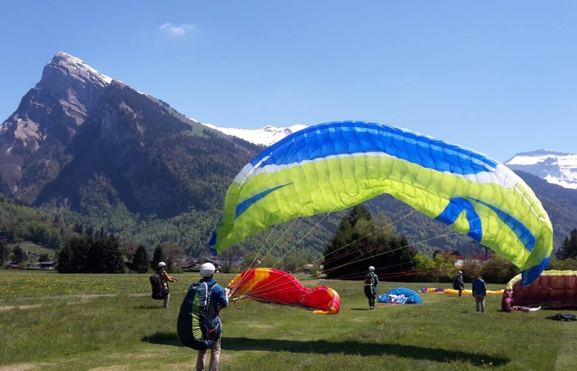 2ème stage de parapente pour les élèves de Bac STAV