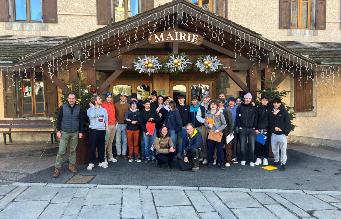 Les élèves du CFMM s’engagent dans l’aménagement paysager de la Clusaz