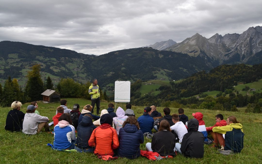 Analyse du paysage des Aravis pour les élèves de STAV 1/3