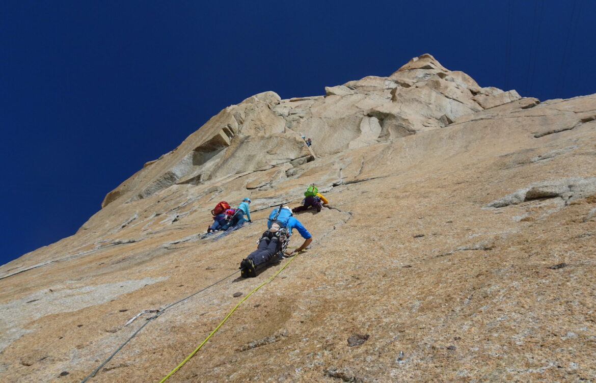 Balade verticale à l’aiguille du Midi