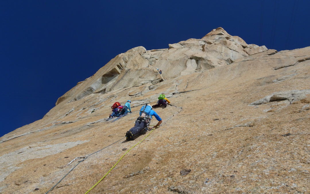 Balade verticale à l’aiguille du Midi