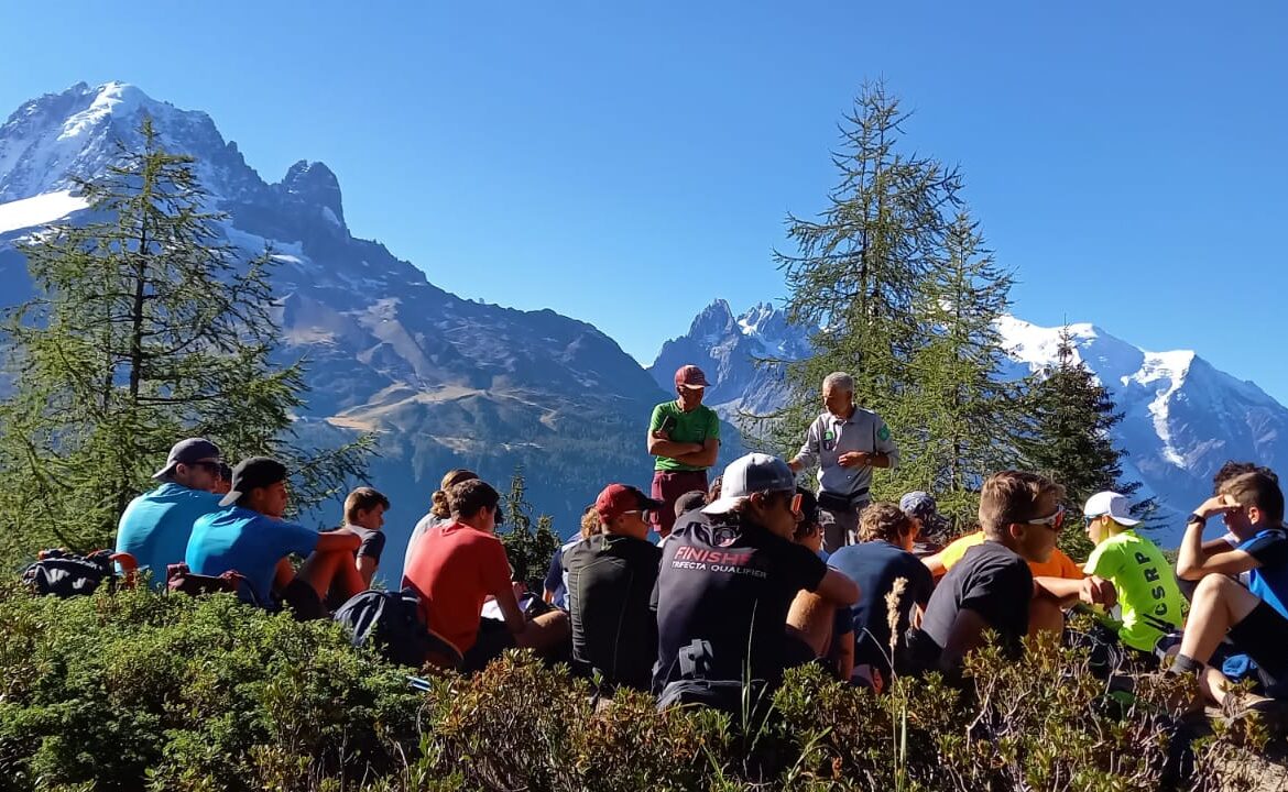 Les élèves de 1ère pro Aménagements Paysagers à la découverte de la haute montagne à Chamonix