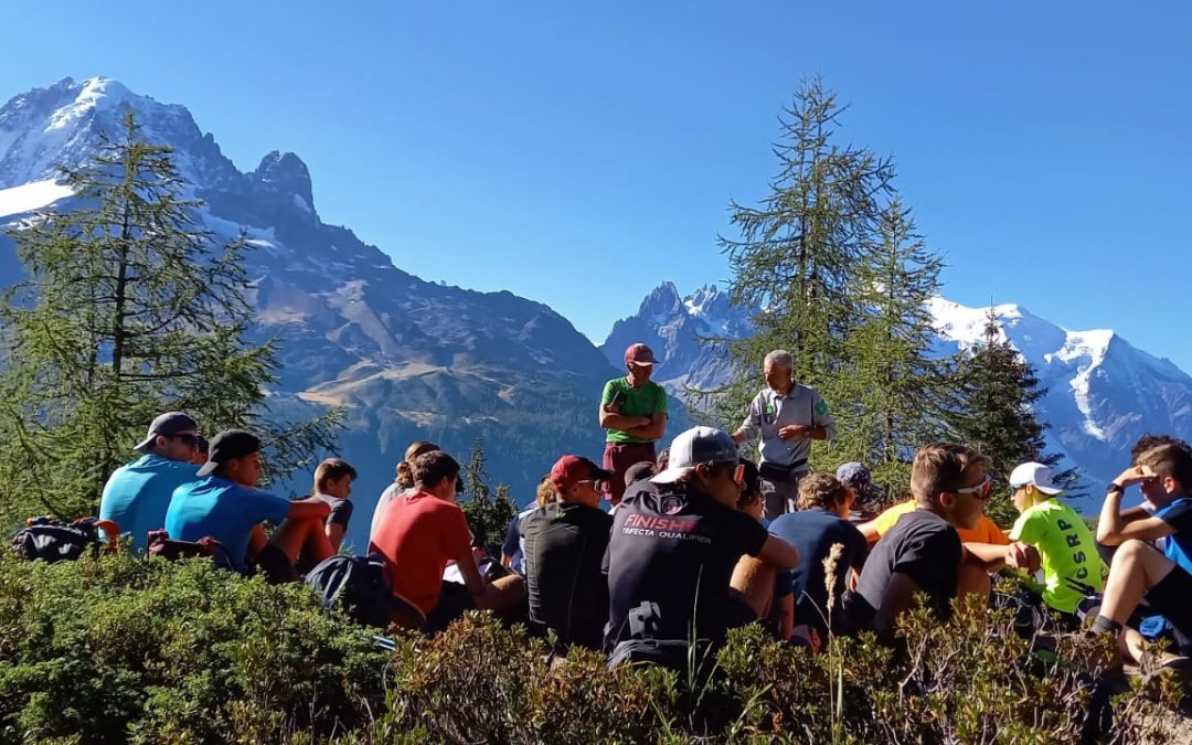 Les élèves de 1ère pro Aménagements Paysagers à la découverte de la haute montagne à Chamonix