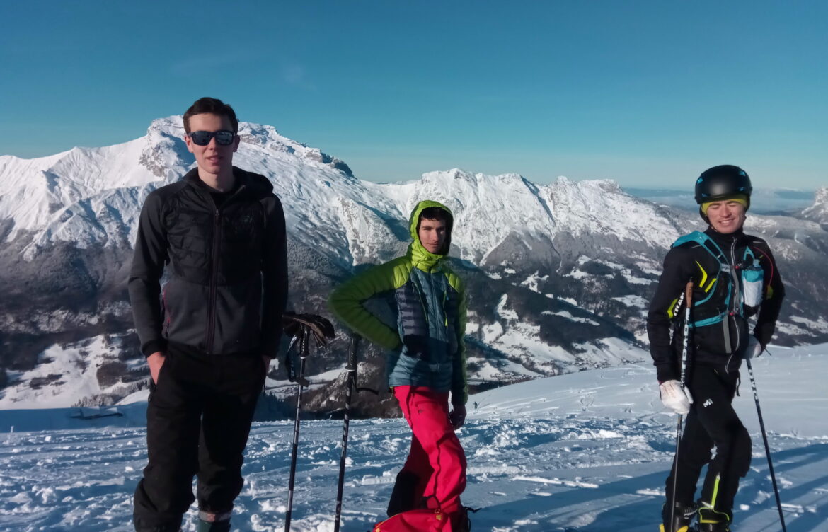 Sortie ski de randonnée pour les élèves de Bac STAV