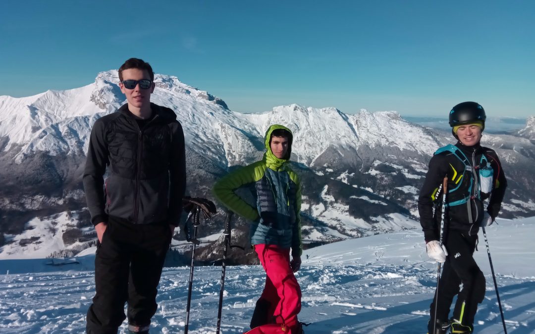 Sortie ski de randonnée pour les élèves de Bac STAV