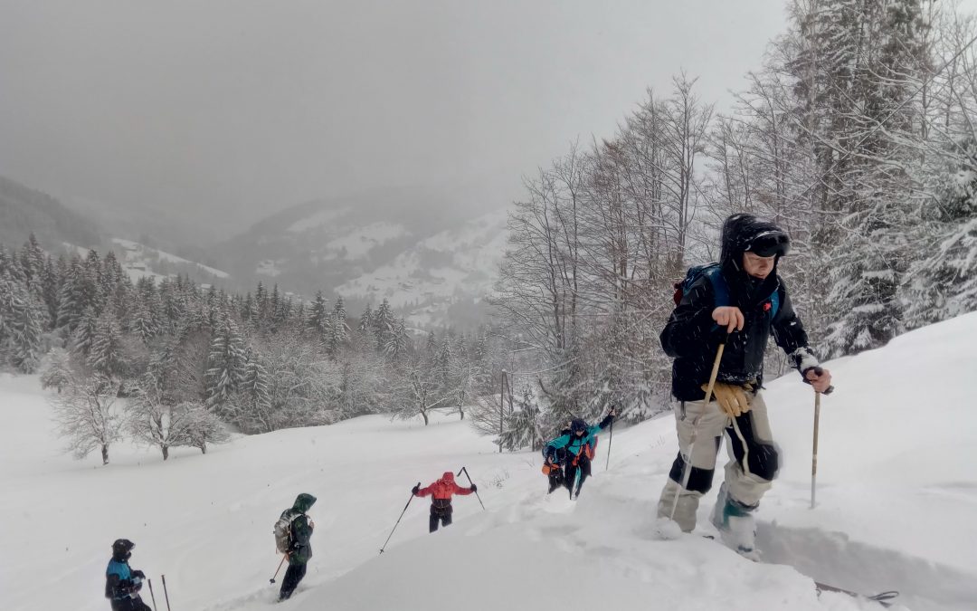 Ski de randonnée pour les élèves de Bac STAV 1 et 2