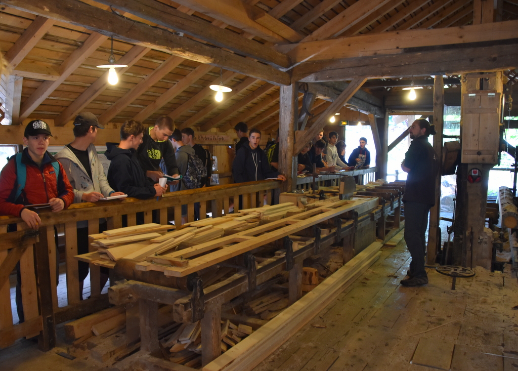 Visite de l’écomusée du bois pour les élèves de Bac STAV 1/3