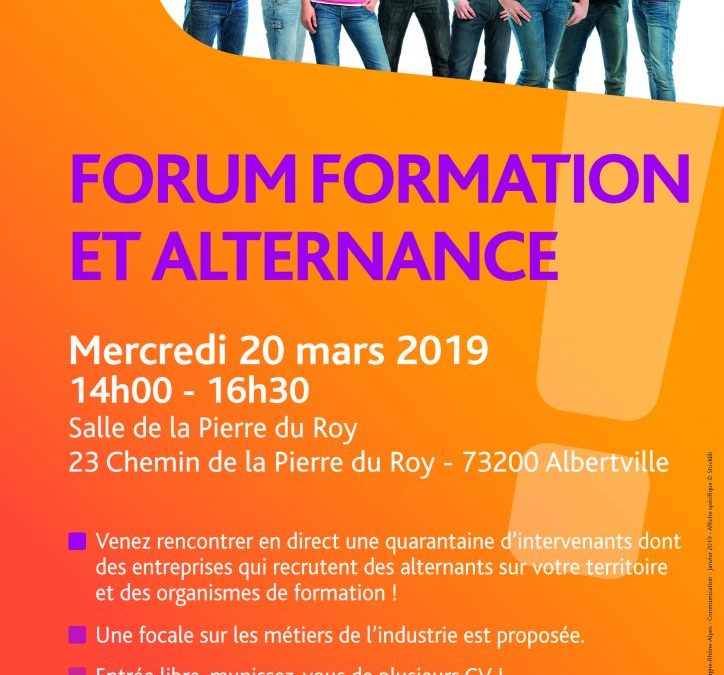 Forum formation et Alternance d’Albertville